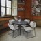 Regency Kahlo Round Table & Chair Sets, 48 W, 48 L, 29 H, Wood, Metal, Polypropylene Top, Grey TPL48RNDGYBK44GY - alternate 1